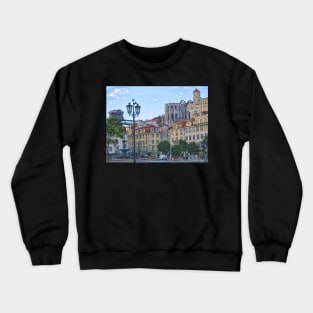 Rossio, Lisbon, Portugal Crewneck Sweatshirt